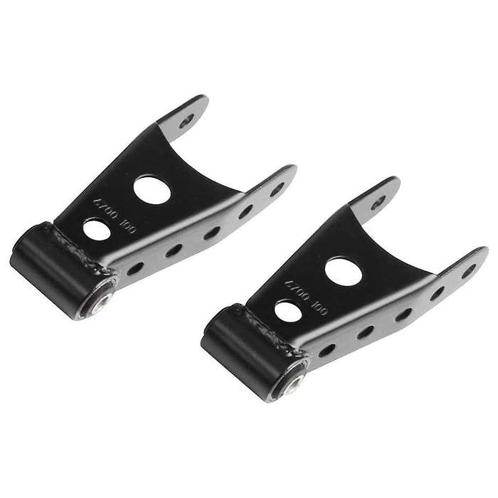 1 Pair of BEL6400 Rear Lowering Shackle Bracket Kit for and with 2inch Drop