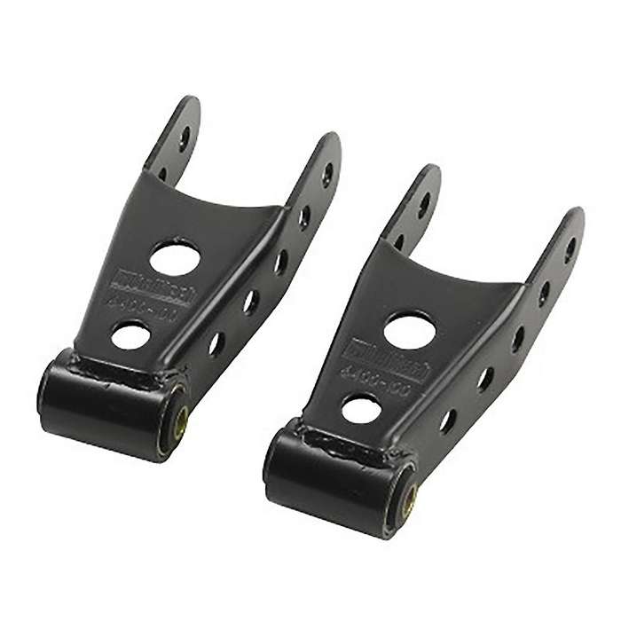 1 Pair of BEL6400 Rear Lowering Shackle Bracket Kit for and with 2inch Drop