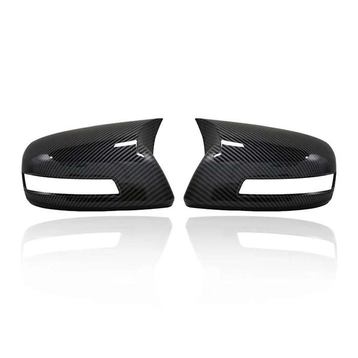 1 Pair of Carbon Fiber Rearview Mirror Covers for 12-15 9Th Generation Horn Cover Decoration Modific