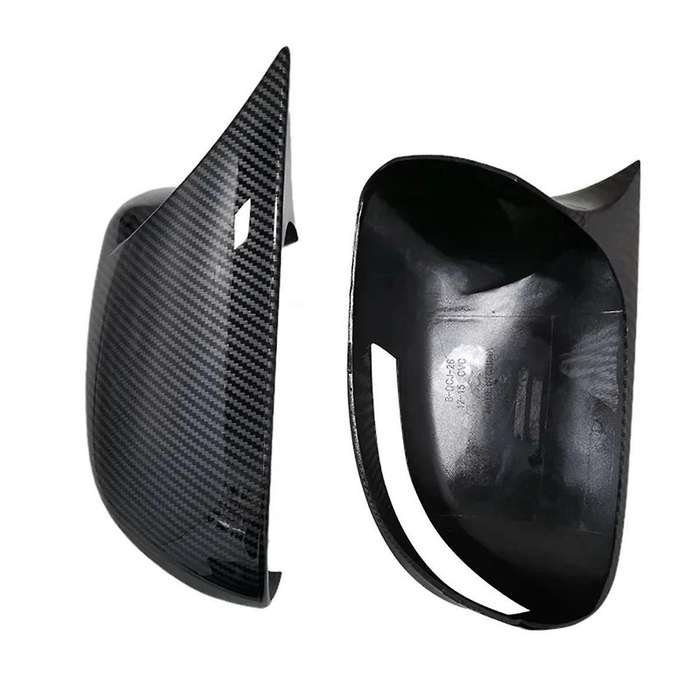 1 Pair of Carbon Fiber Rearview Mirror Covers for 12-15 9Th Generation Horn Cover Decoration Modific