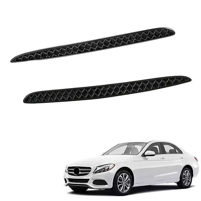 1 Pair Rear Bumper L+R Side Cover Cap Honeycomb Grill 2058850053 2058850153 for Mercedes-Benz C63 W2