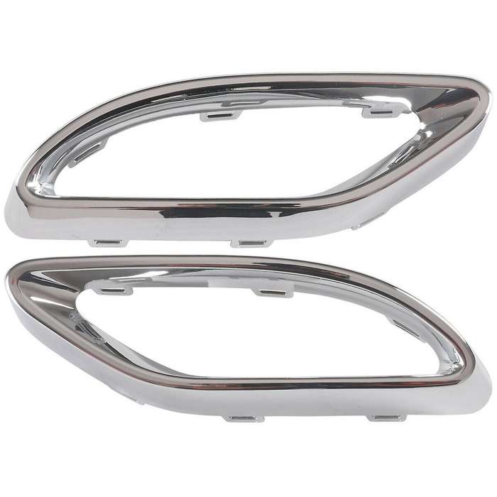1 Pair Rear Exhaust Pipe Trim Bezel Fit for W177 a W238 E W205 C 2058852221,2058852321