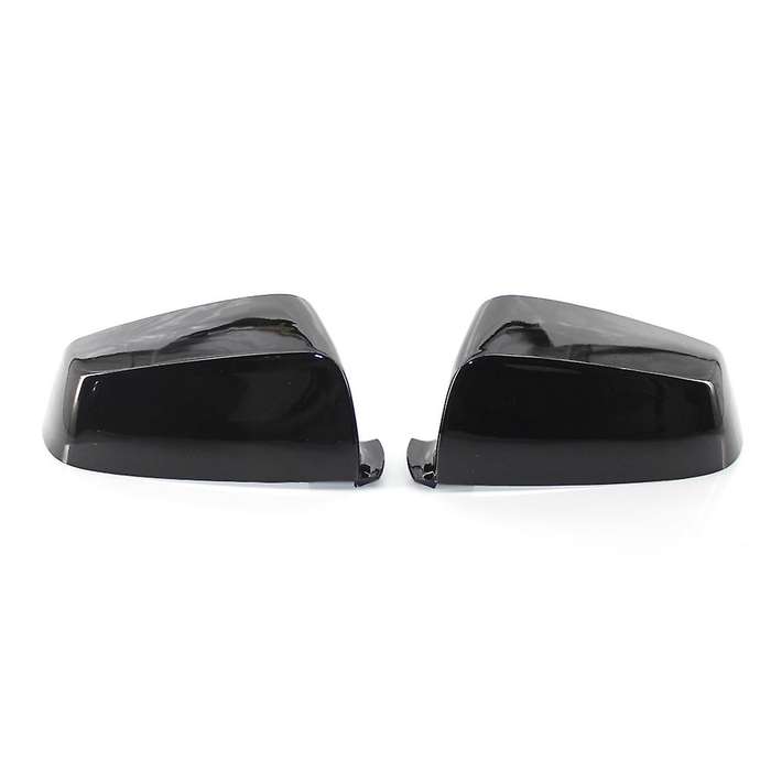 1 Pair Rear View Mirror Cover Caps for E60 E61 F10 F11 F01 F02 5/6/7 Series 2008-2013 Gloss Black Si