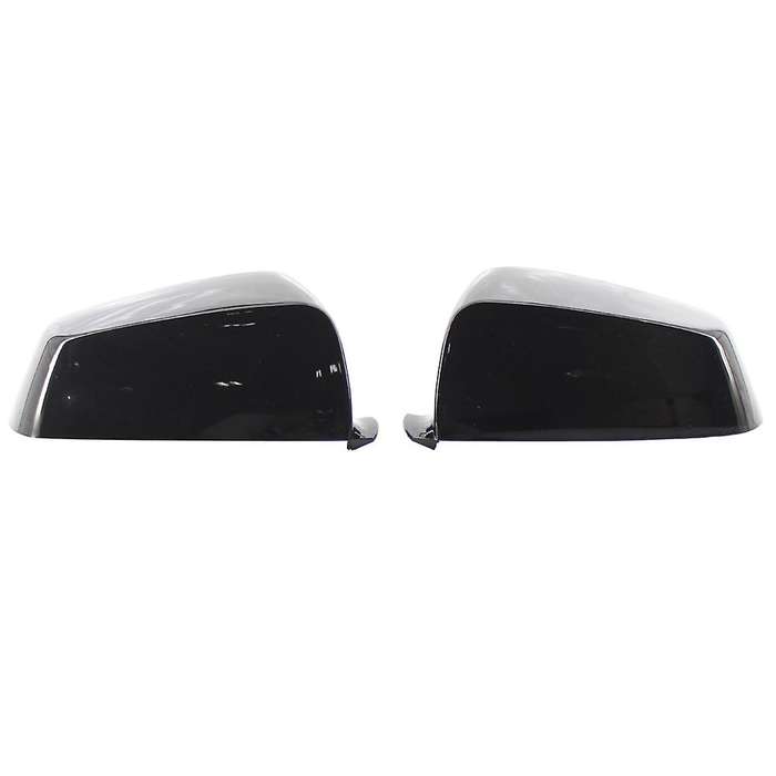1 Pair Rear View Mirror Cover Caps for E60 E61 F10 F11 F01 F02 5/6/7 Series 2008-2013 Gloss Black Si