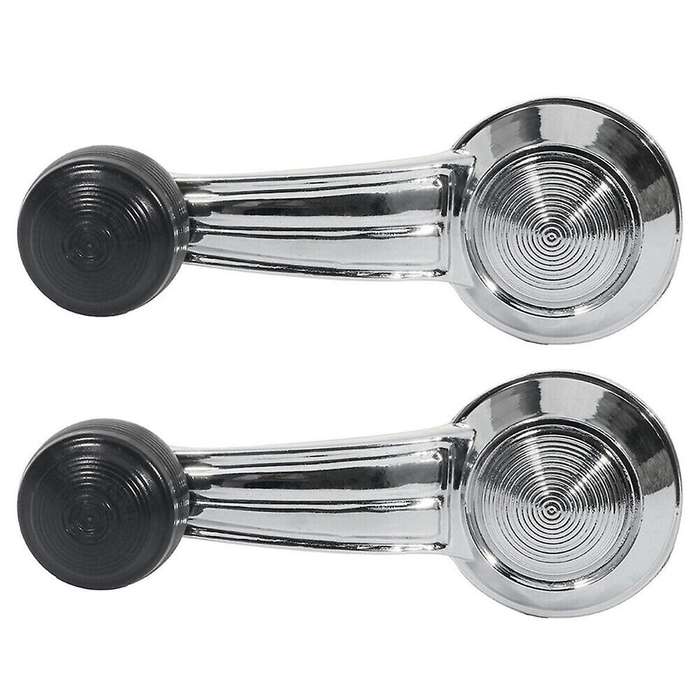 1 Pair Set Chrome Door Window Crank Handle for Olds 1732326 20348200