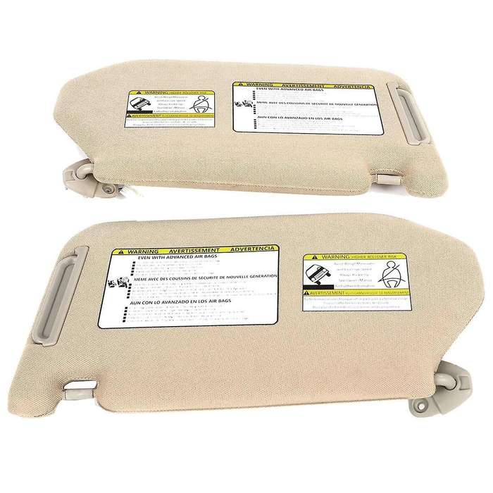 1 Pair Sun Visor Shade with Light for 2013-18 2014-17 Qx60 2013 Jx35 96400-9pb0a, 96401-9pb0a