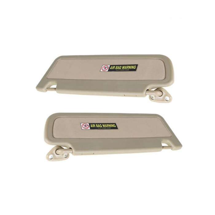 1 Pair Visor Sunvisor Block Shade No Light for 2006-2008 Beige 83280--01zf 83230--a01zc
