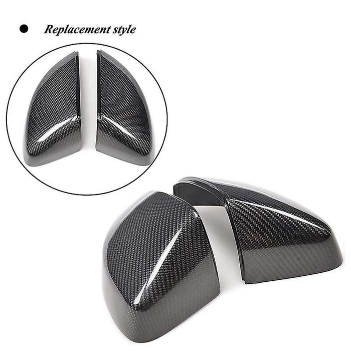 1 Pair Wing Rearview Side Mirror Cover Cap without Assist for - A3 S3 RS3 2014-2019