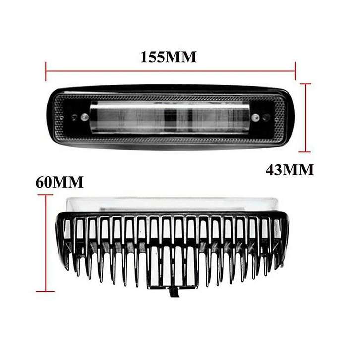1 Set 4 Inch 30w Led Forklift Truck Car Warning Lamp Safety Working Light Bar Warehouse Danger Area
