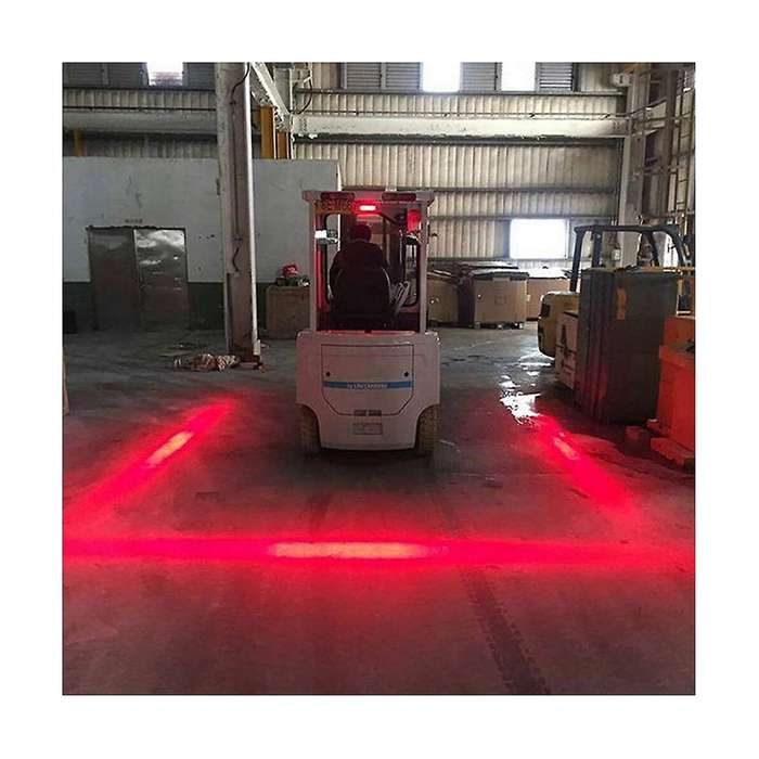 1 Set 4 Inch 30w Led Forklift Truck Car Warning Lamp Safety Working Light Bar Warehouse Danger Area