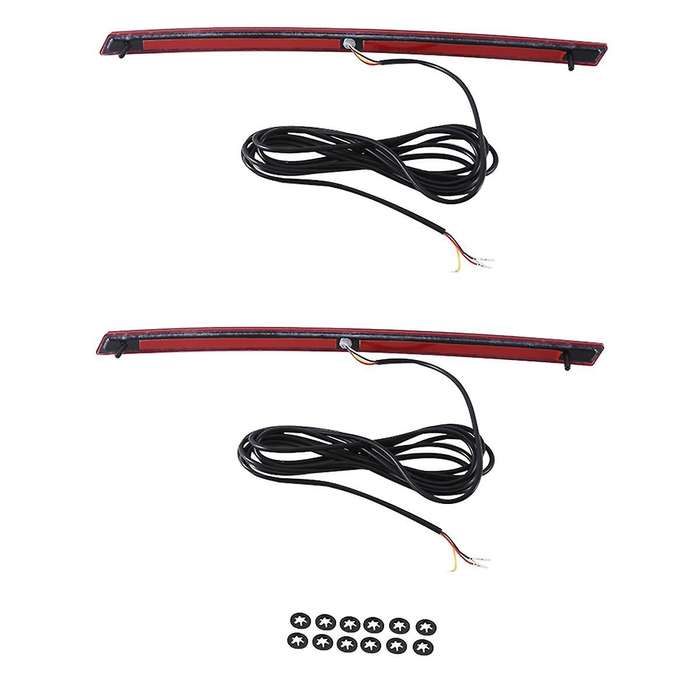 1 Set Car Rear Bumper Tail Light Red LED Reflector Brake Lamp Warning Turn Signal Light for Kuga 20