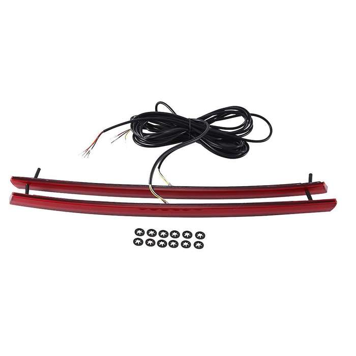 1 Set Car Rear Bumper Tail Light Red LED Reflector Brake Lamp Warning Turn Signal Light for Kuga 20