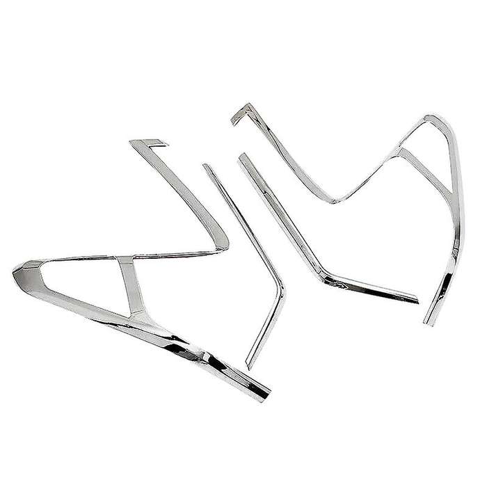 1 Set Car Rear Fog Light Taillight Cover Chrome Moulding Cover Trims for -V 2017-2019