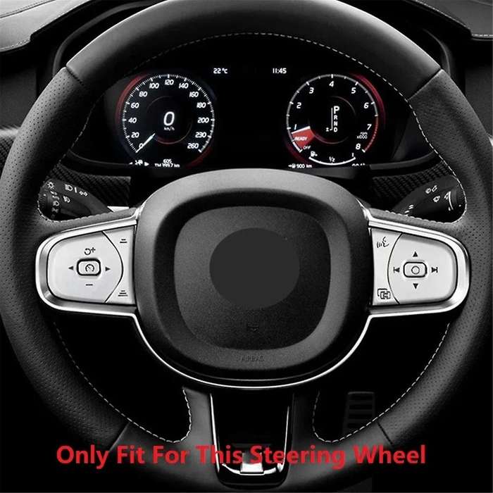 1 Set Car Sstyling Steering Wheel Button Covers Trim Stickers for XC60 XC90 S90 S60 V90