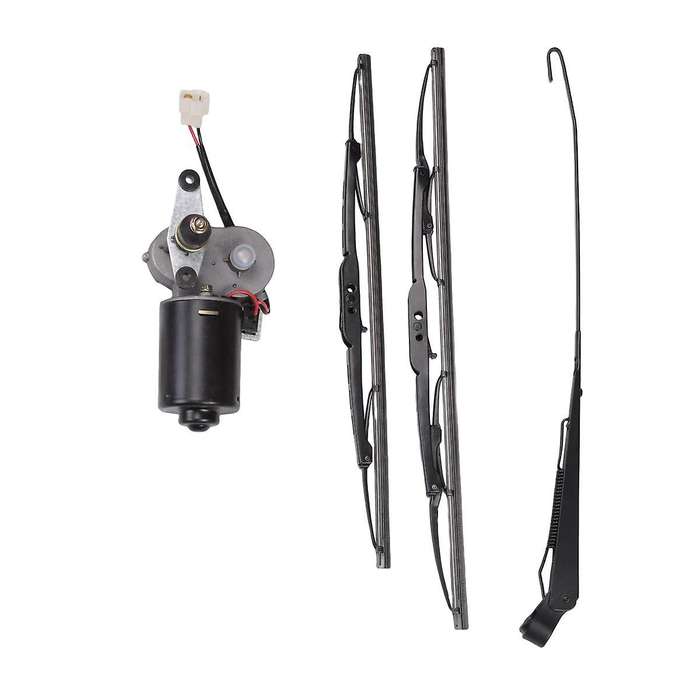1 Set Dc12v 30w Universal Utv Electric Windshield Wiper Motor Kit Wiper Assembly for Ranger Rzr 900