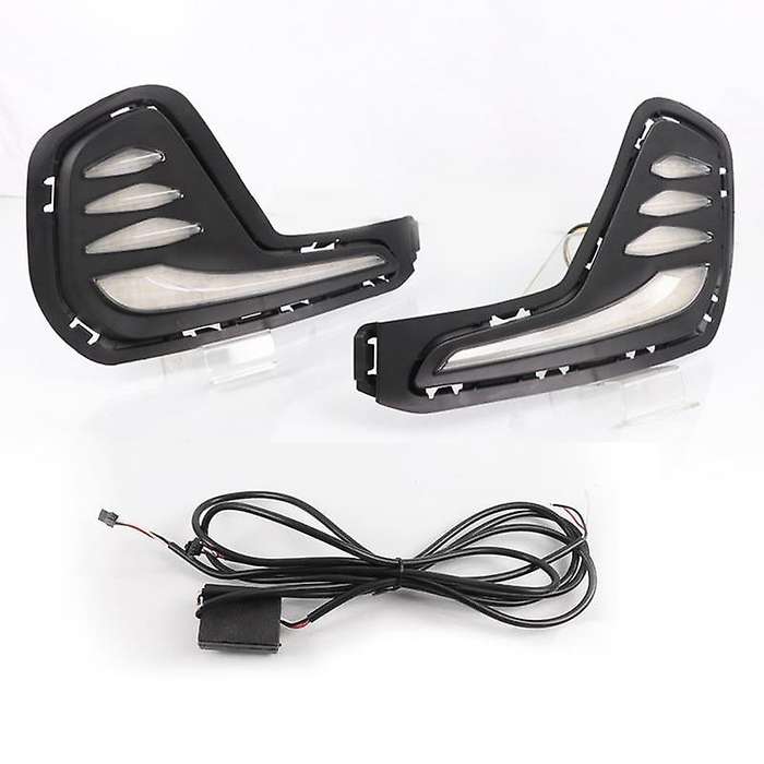 1 Set Daytime Running Lights Signal Fog Lamp Cover 12V ABS LED DRL for Cavalier 2020