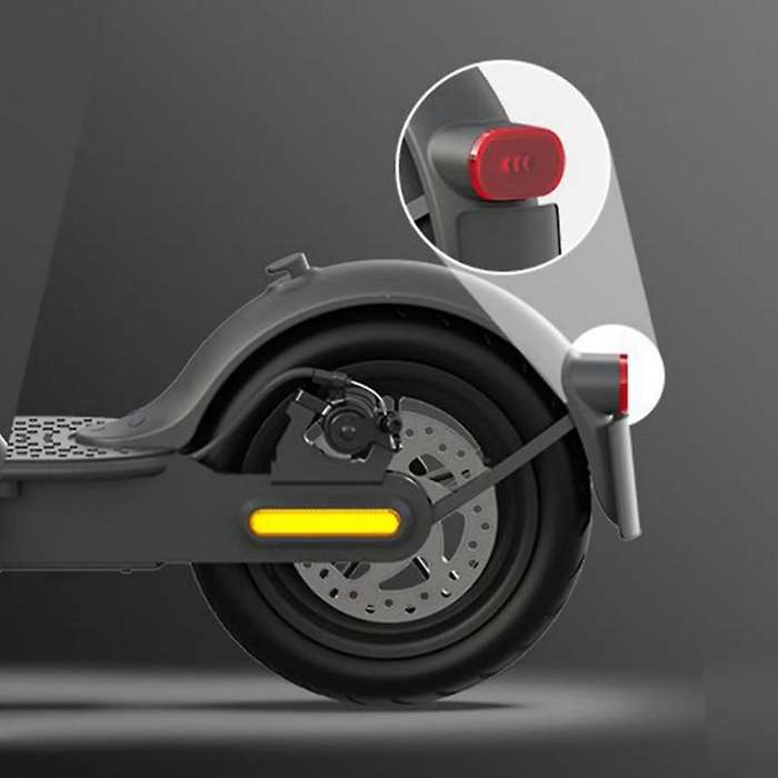 1 Set Electric Scooter Kit Scooter Rear Mudguard with Light Kit for Upgraded M365 Pro Pro 2 1S
