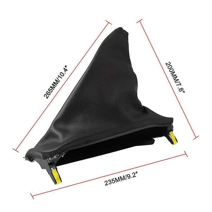 1 Set Handbrake & T-Bar Boot cover Black Leather for Falcon FG FG-X 2008-2018 1031916 1029182