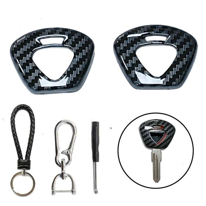 1 Set Motorcycle Key Shell Case Protective Cover with Key Embryo for 1050 T955 Street Triple 675 800