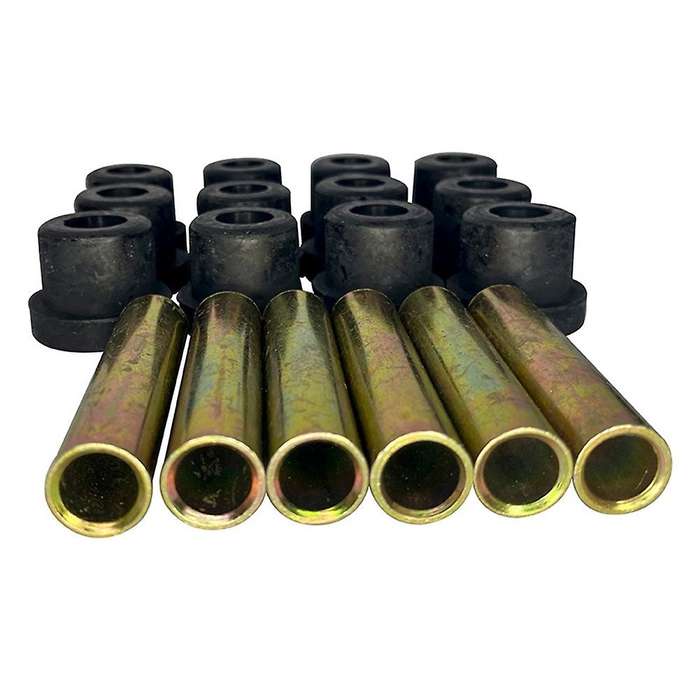 1 Set Rear Leaf Spring for Club Car Gas Electric Golf Cart Bushing and Sleeve Kit, 1015583 1012303 1