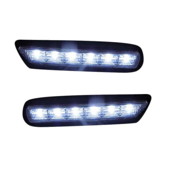 1 Set White LED Daytime Running Lights Fog Lamp DRL for ASX 2010-2012