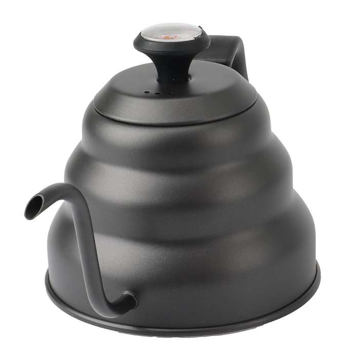 1.0L Coffee Kettle Pour over Coffee Tea Pot Kettle Drip Kettle Gooseneck Stainless with Thermometer