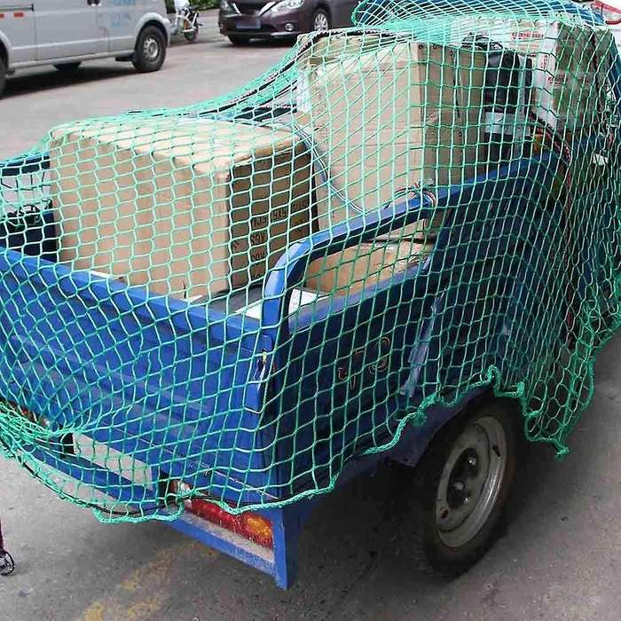 1.5X3M Truck Trailer Mesh Cargo Net Heavy-Duty Cargo Closure Net Pickup Trailer Roof Baggage Net Con