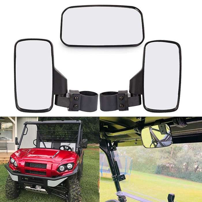 1.75inch -2inch UTV Rearview Mirror Side Mirror Accessories Wide Rear View Racing Mirror for ATV