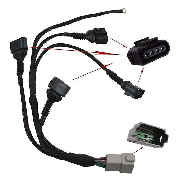 1.8T Ignition Coil Wiring Harness Loom for 1997-2006 A4 Golf Beetle 1.8L Turbocharged