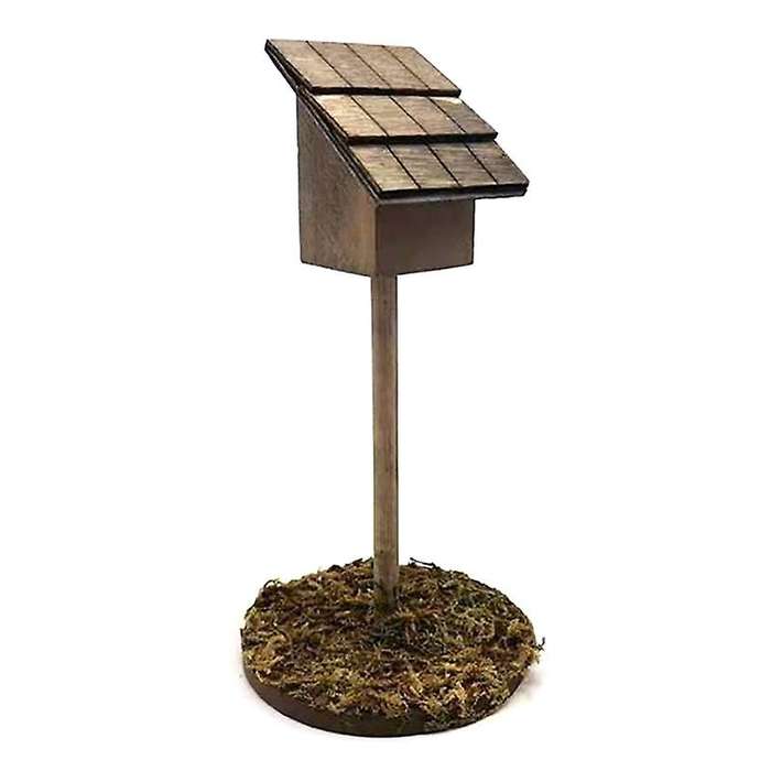 1/12 Miniatures Garden Model Wooden Bird House for Decoration Accessories