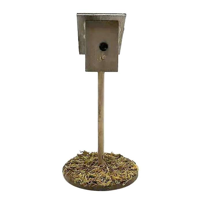 1/12 Miniatures Garden Model Wooden Bird House for Decoration Accessories