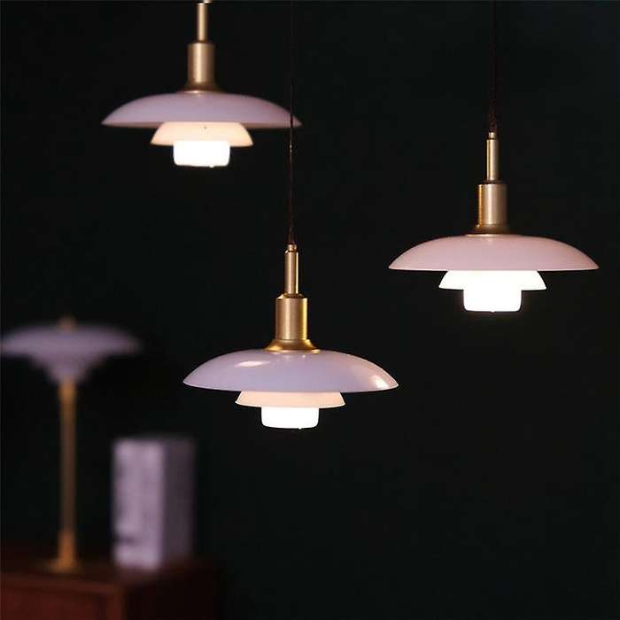 1/6 Bjd Ob11 Miniature Lighting Mini Battery-operated Powered Table Lamp/chandelier/ph Lamp, 2
