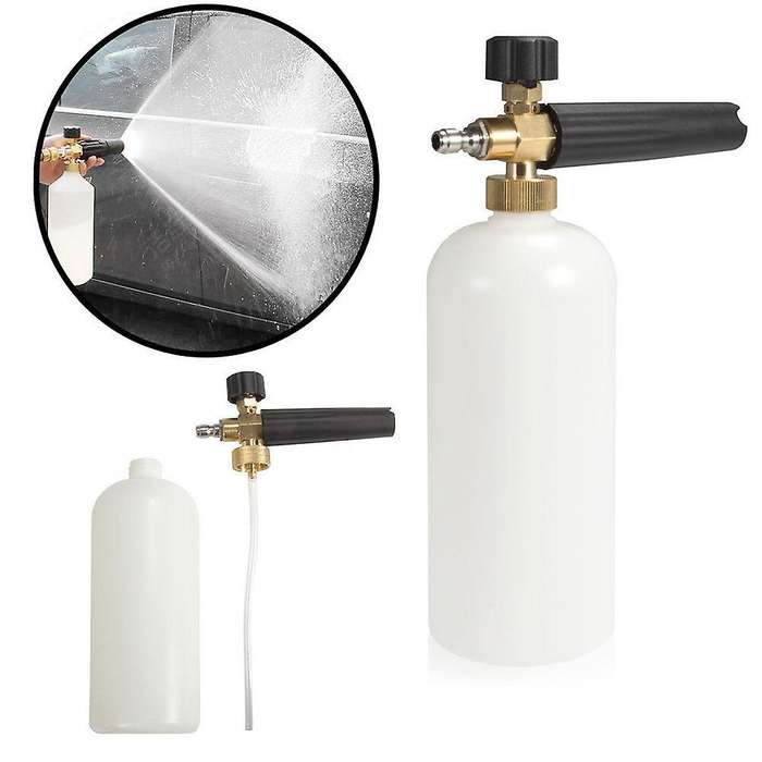 1/4Inch Snow Foam Washer Car Wash Soap Cannon Spray Pressure Jet Bottle