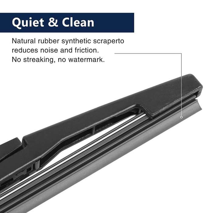 10 Inch 260mm Car Rear Windshield Wiper Blade Arm Set for Soul 2010-2017 Back Windscreen Wiper Arm