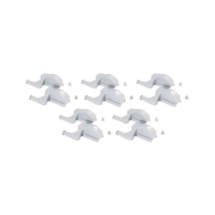 10 LED Inner Hinge Lamp Wardrobe Hinge Light Under Cabinet Light Cupboard Sensor Lights for Bedroom