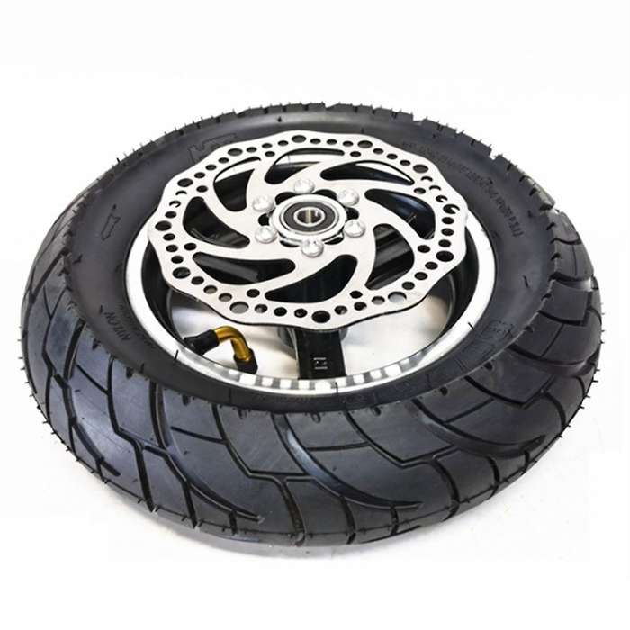 10 Inches Scooter Tire Tubeless Tire Full Wheel with Hub Universal for 10X3.0 255X80 Scooter Tires,R