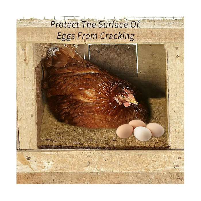 10 Pack Reusable Nesting Box Pads for Chickens Coop,13 X 13 Inches Natural Coconut Fiber for Garden