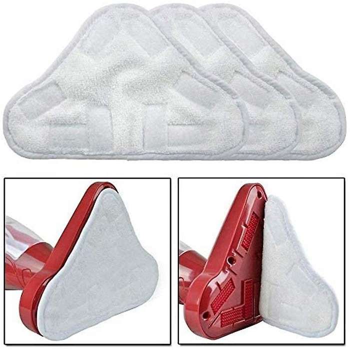 10 Pack Replacement Steam Mop Microfiber Cloth Pad for X5 Triangular Drag