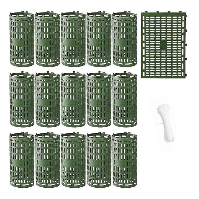 10 Pack Tree Trunk Protector, Plant Guard Protectors with Zip Ties, Garden Protection Tree Wraps Ca
