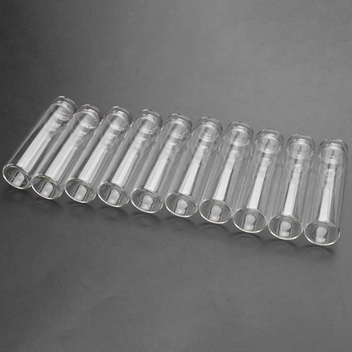 10 Pcs 20ml Mini Clear Wishing Bottle Message Glass Vial with Cork Home Decor