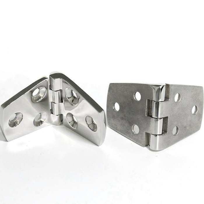 10 Pcs Boat Hinge 316 Stainless Steel Strap Hinge Door / Window / Cabinet / Deck Hinge Flush Mount f