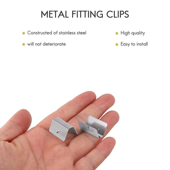 10 Pcs Car Rain Eyebrow Wind Rain Deflector Metal Fitting Clips Replacement for G3 Send
