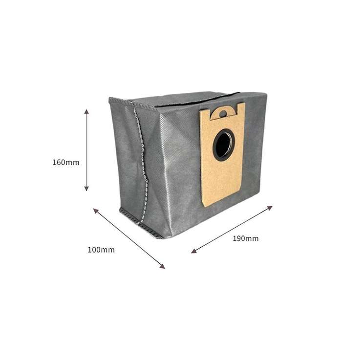 10 Pcs Dust Bags for Robovac L35 Hybrid Lr30 Hybrid Lr20 Auto-empty Station, with Activated Carbon F