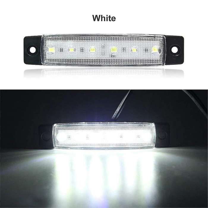 10 Pcs Marine Boat Lights,12V 24V Waterproof Boat Interior Navigation Strip Light Deck Transom Step