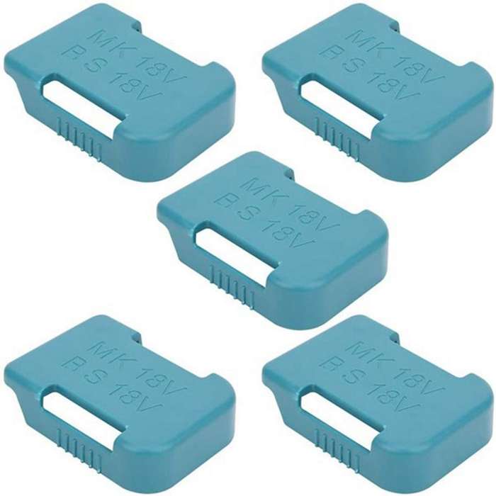 10 Pcs New for 18V Fixing Devices Battery Storage Rack Holder Case(Blue)