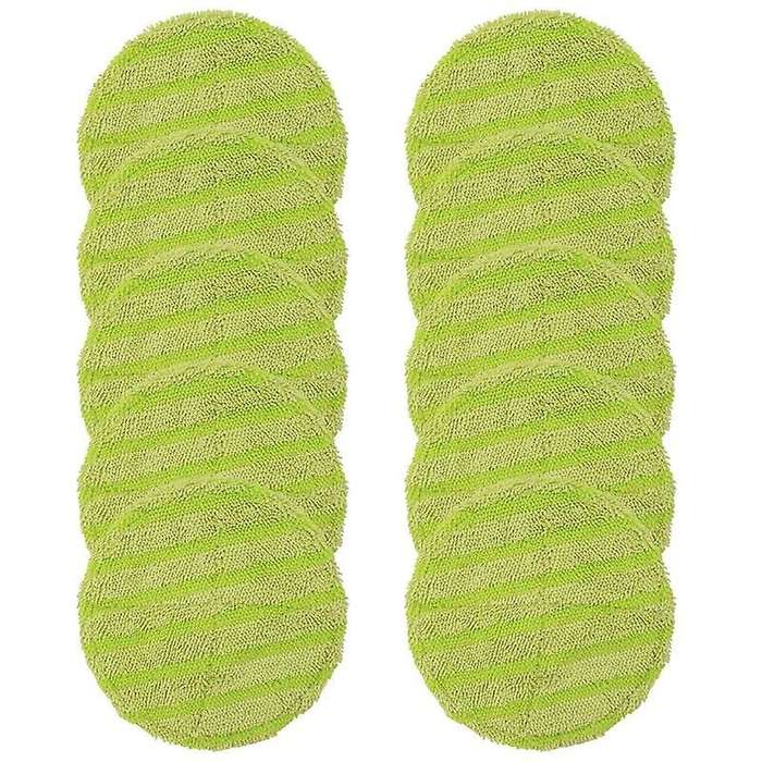 10 Pcs Replacement Pad for Cordless Electric Mop Sweeper Wireless Electric Mop Replacement Scrubber