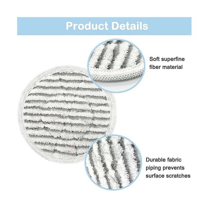 10 Pcs S7001 Pads Replacement Mop Pads for S7001, S7000amz, S7000 S7001tgt S7201 Series Mop Pads