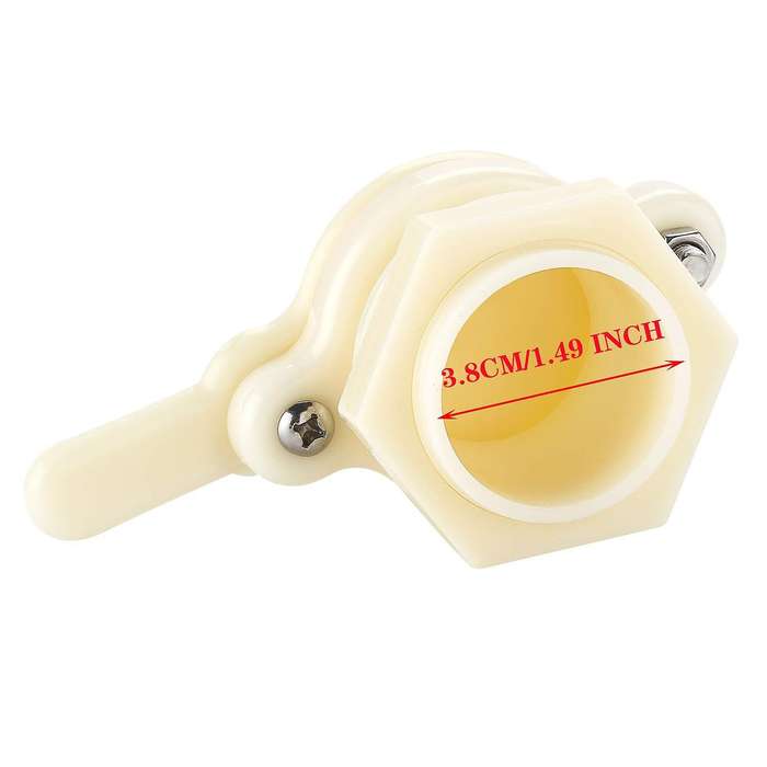 10 Pcs Nylon Heavy Duty Honey Gate Valve with Wing Nut Bee Tool Use on Pails and Some Extractors