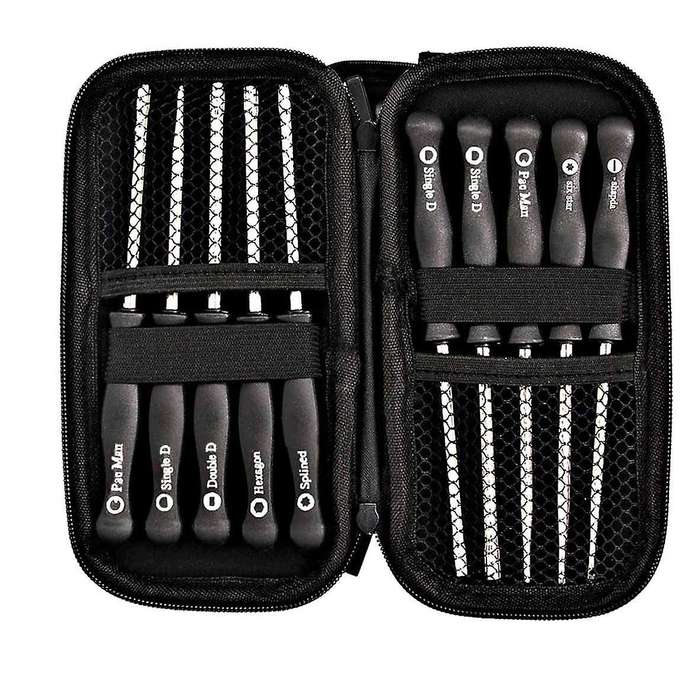 10 Pcs Tune Up Carburetor Adjusting Screwdriver Tool Kit with Cleaning Needles Brushes for Common 2