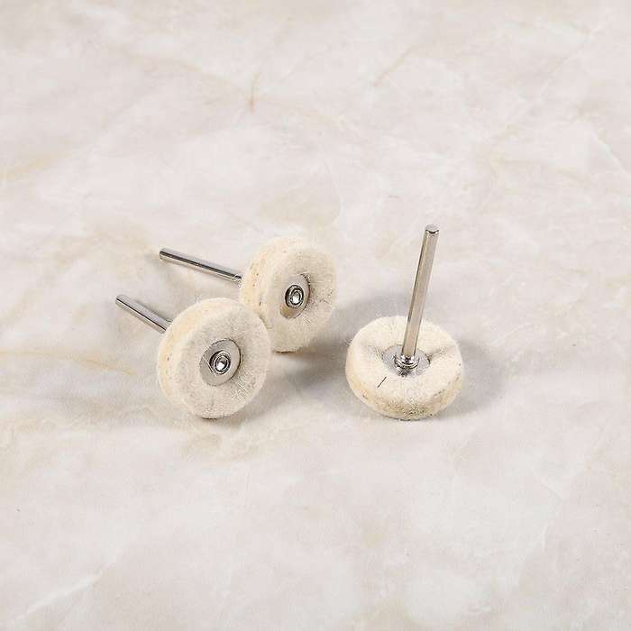 10 Pieces 25mm Felt Installation Polishing Pad Jewelry Polishing Polishing Polishing Pad Set T-shap